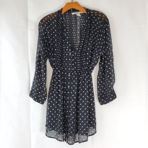 American Rag Tunic Size Large Juniors Polka Dot